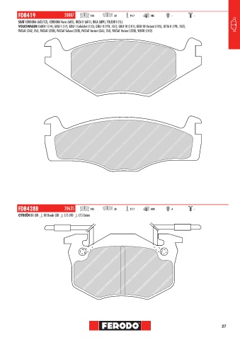 Catalogs auto parts for car and truck