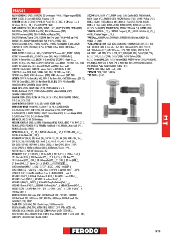 Catalogs auto parts for car and truck