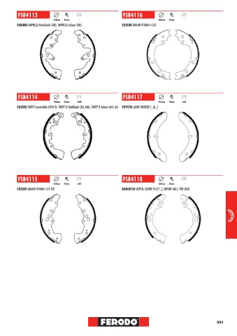 Catalogs auto parts for car and truck