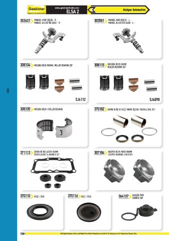 Catalogs auto parts for car and truck