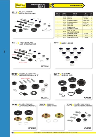 Catalogs auto parts for car and truck