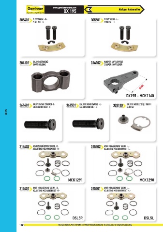 Catalogs auto parts for car and truck