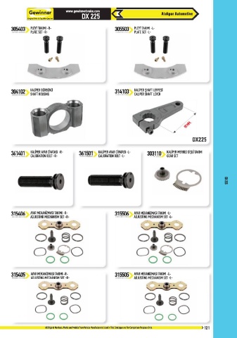 Catalogs auto parts for car and truck