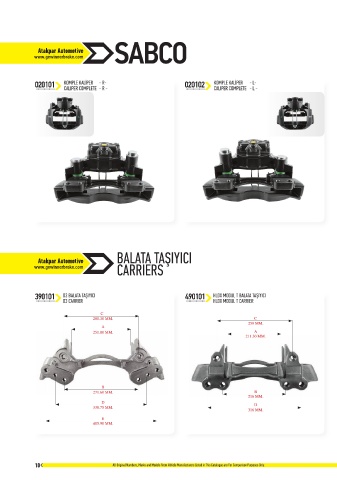 Catalogs auto parts for car and truck