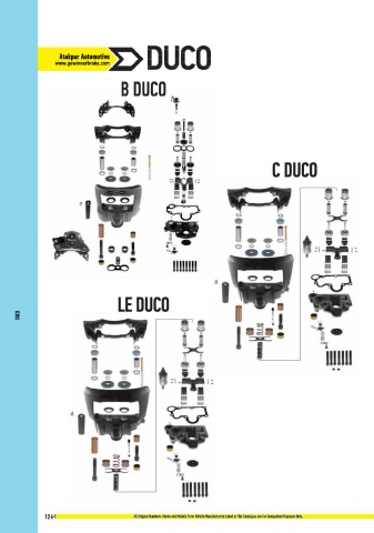 Catalogs auto parts for car and truck