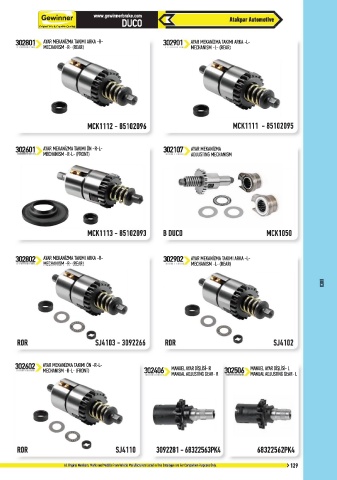 Catalogs auto parts for car and truck