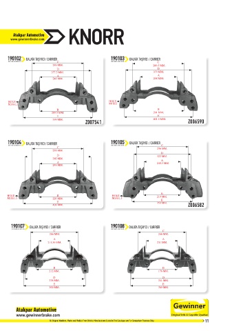 Catalogs auto parts for car and truck