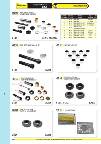 Catalogs auto parts for car and truck