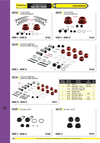 Catalogs auto parts for car and truck