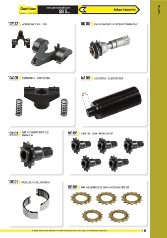 Catalogs auto parts for car and truck