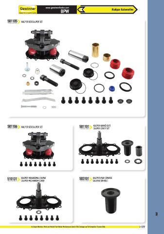 Catalogs auto parts for car and truck