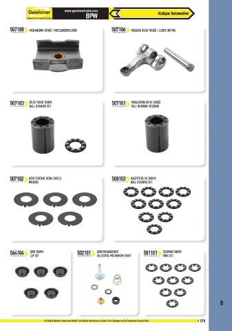 Catalogs auto parts for car and truck