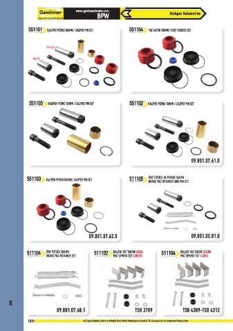 Catalogs auto parts for car and truck