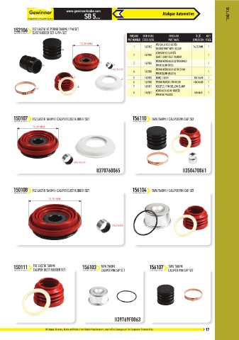 Catalogs auto parts for car and truck