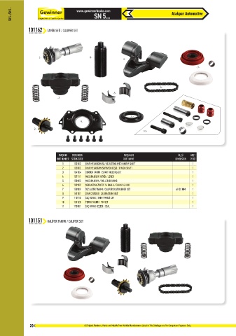 Catalogs auto parts for car and truck