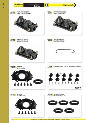 Catalogs auto parts for car and truck