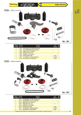 Catalogs auto parts for car and truck