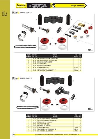 Catalogs auto parts for car and truck