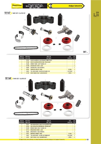 Catalogs auto parts for car and truck