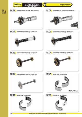 Catalogs auto parts for car and truck