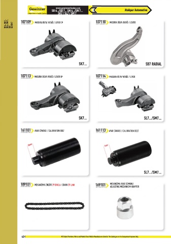 Catalogs auto parts for car and truck