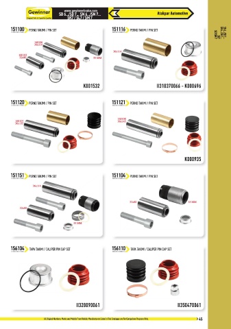 Catalogs auto parts for car and truck