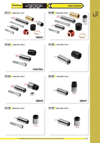 Catalogs auto parts for car and truck