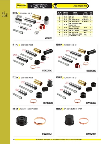 Catalogs auto parts for car and truck