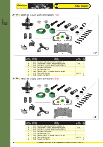 Catalogs auto parts for car and truck