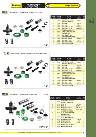 Catalogs auto parts for car and truck