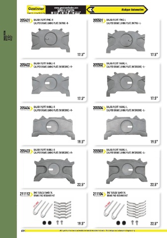 Catalogs auto parts for car and truck