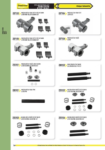 Catalogs auto parts for car and truck