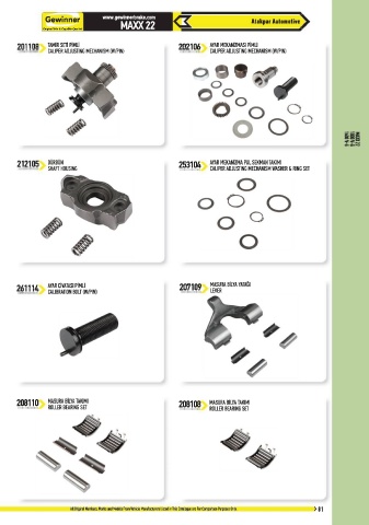 Catalogs auto parts for car and truck