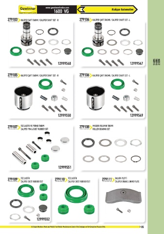 Catalogs auto parts for car and truck