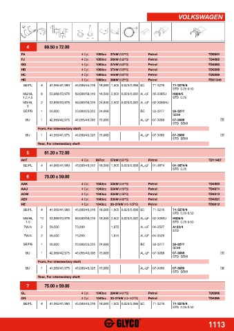 Catalogs auto parts for car and truck