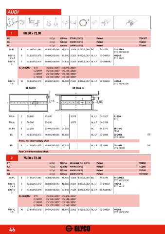 Catalogs auto parts for car and truck