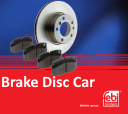 Spare parts brake disks and pads for cars