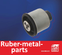 Rubber and metal spare parts for cars