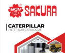 SAKURA filters for CATERPILLAR equipment