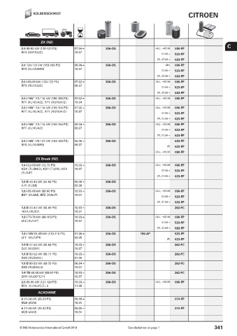 Catalogs auto parts for car and truck