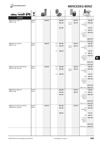 Catalogs auto parts for car and truck