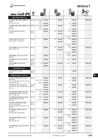 Catalogs auto parts for car and truck