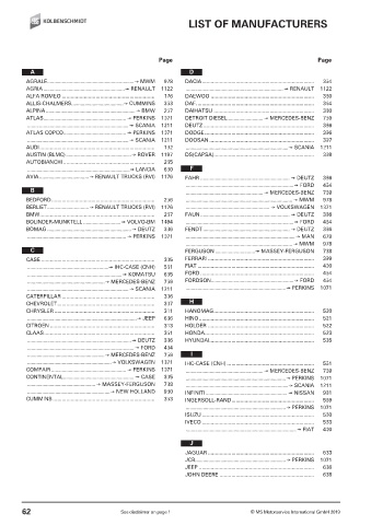 Catalogs auto parts for car and truck