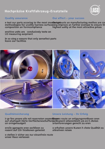 Catalogs auto parts for car and truck