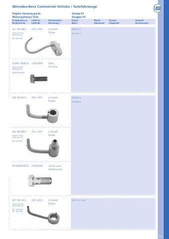 Catalogs auto parts for car and truck