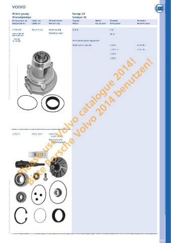 Catalogs auto parts for car and truck