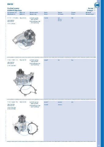 Catalogs auto parts for car and truck