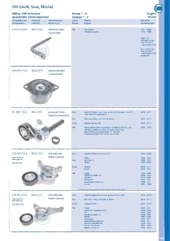 Catalogs auto parts for car and truck