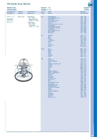 Catalogs auto parts for car and truck