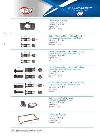 Catalogs auto parts for car and truck